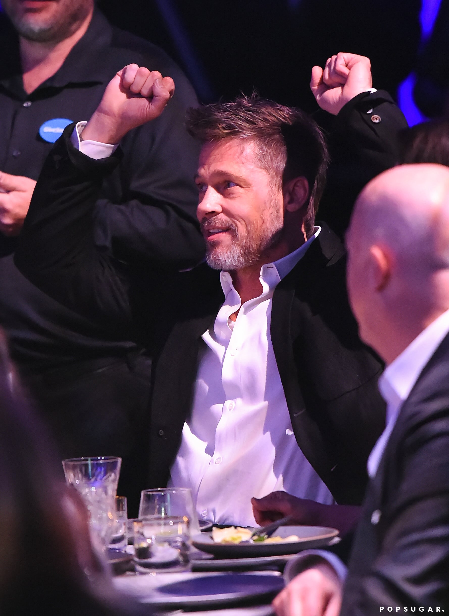 Brad Pitt Bids to Watch Game of Thrones With Emilia Clarke POPSUGAR Celebrity