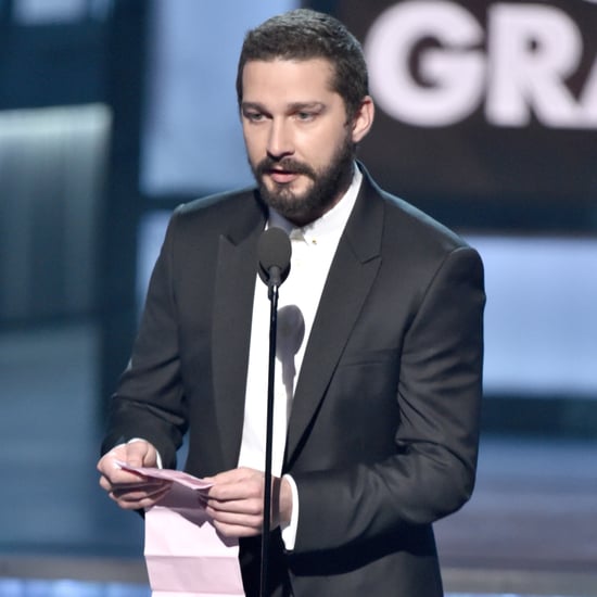 What Was Shia LaBeouf Reading at the Grammys?