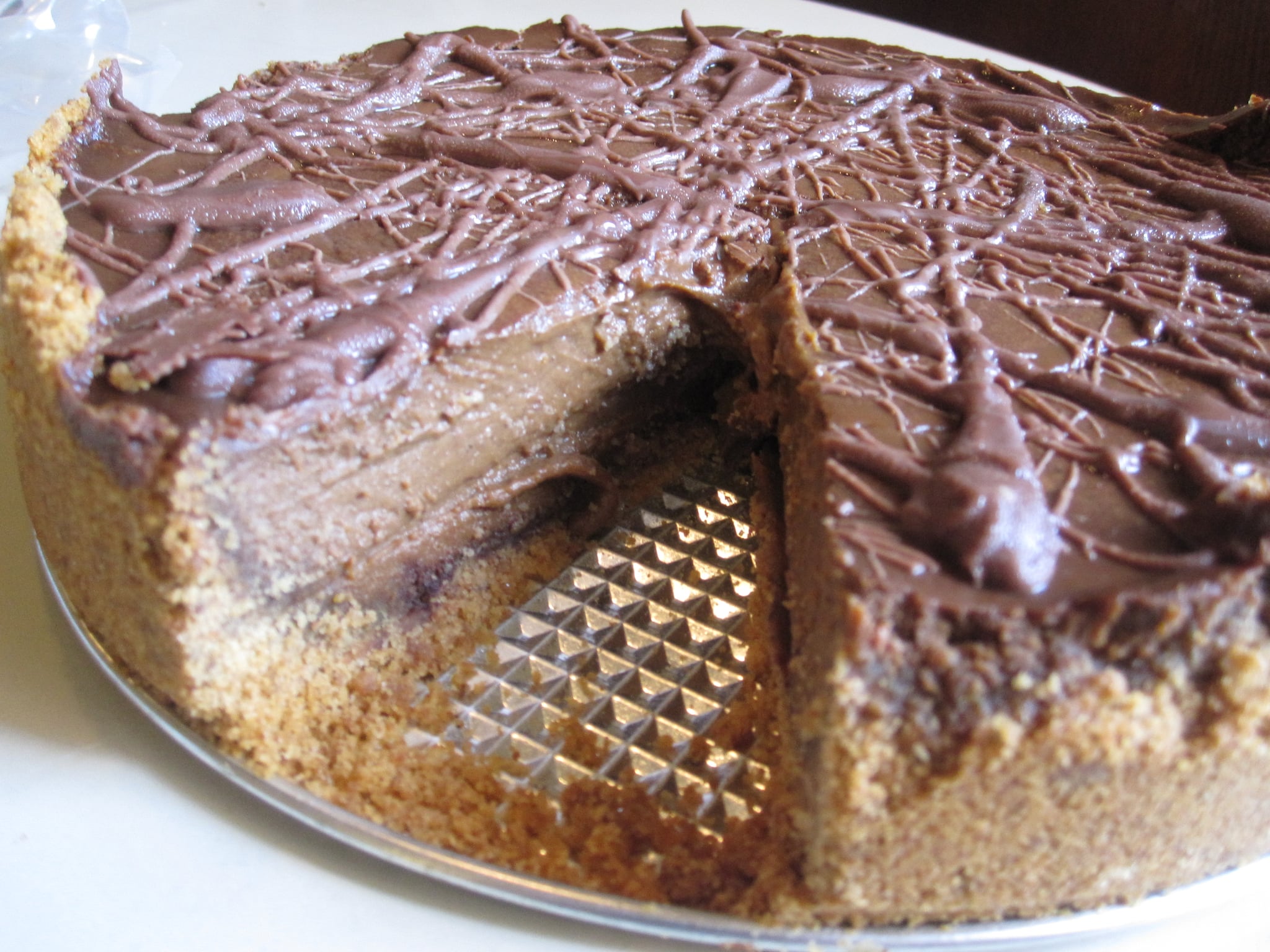 Triple Chocolate Pumpkin Pie Recipe | POPSUGAR Food