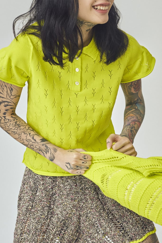 Yan Yan Holey Short-Sleeved Polo