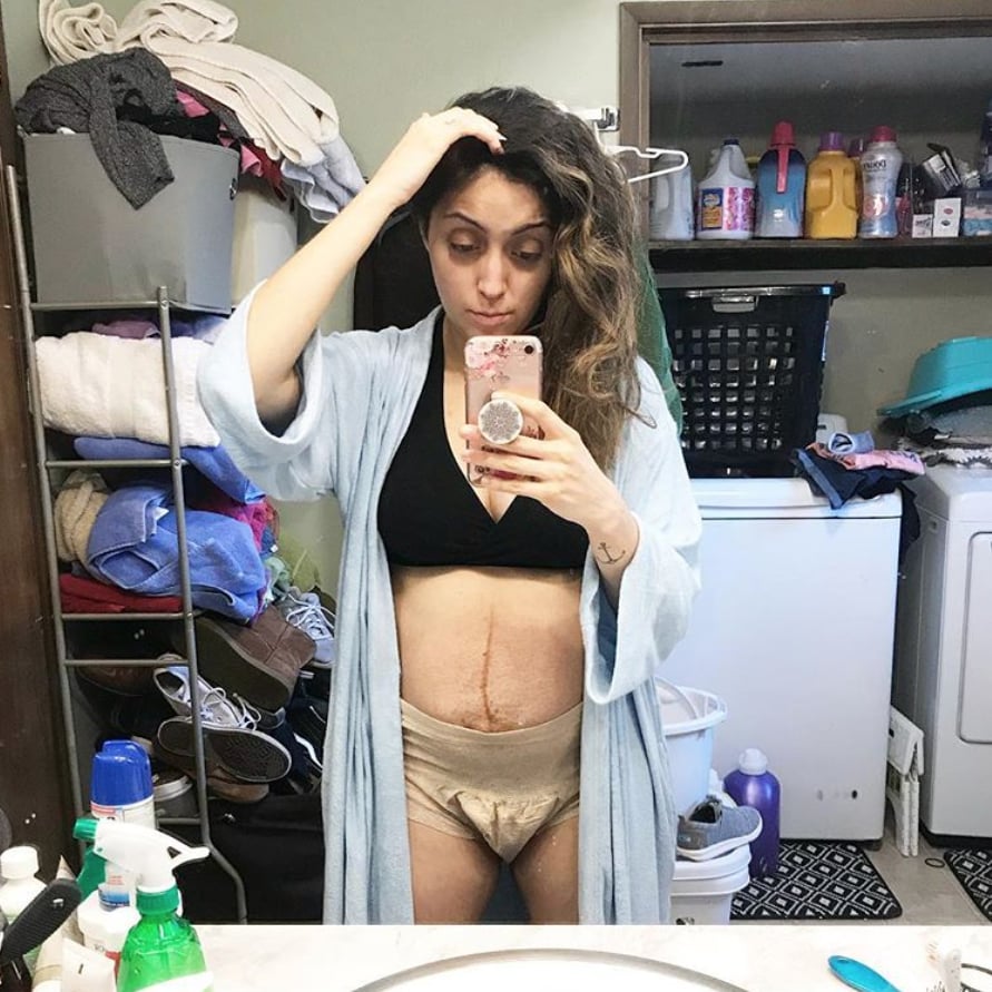 We love the level of real that comes from a mom sharing her Depends with the world.