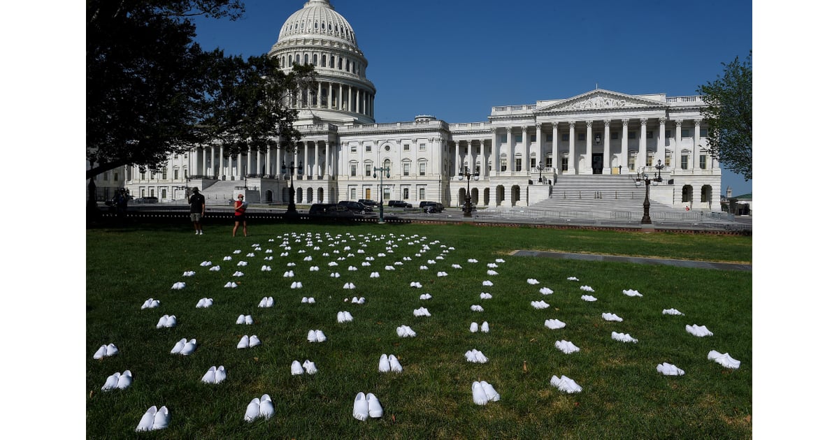 Nurse Shoes Left at US Capitol to Honour COVID-19 Deaths ...