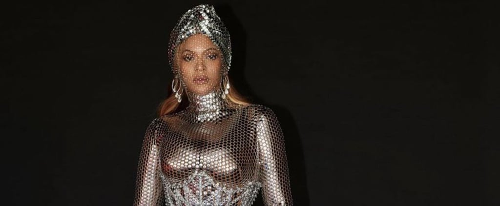 Beyoncé Wears Custom Burberry to 2021 Grammys Afterparty