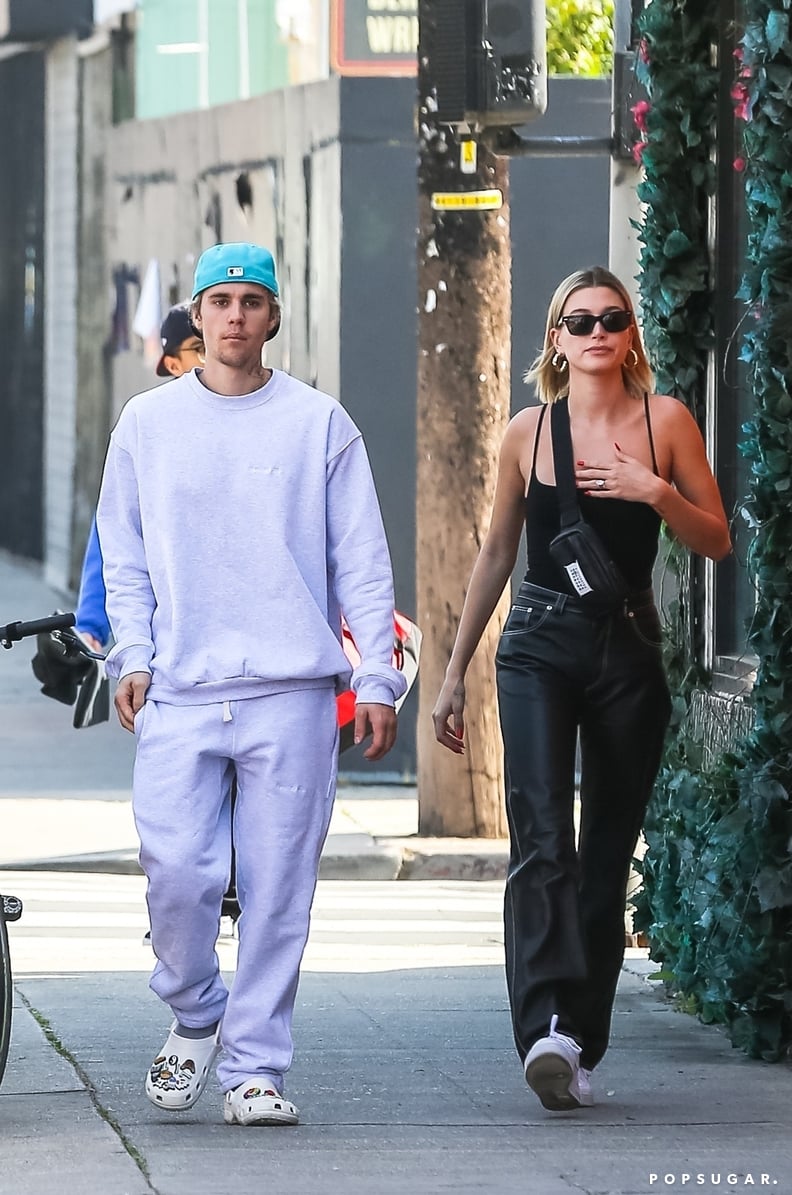Hailey and Justin Bieber in LA