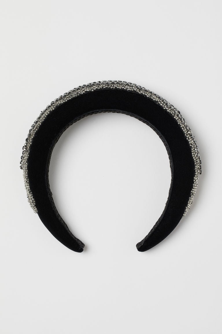 H&M Padded Rhinestone Hairband