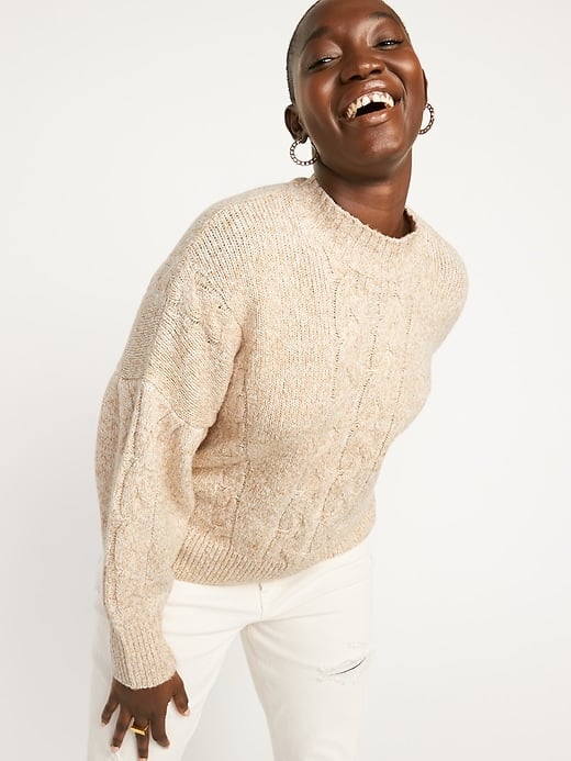 sweater knit mock neck old navy