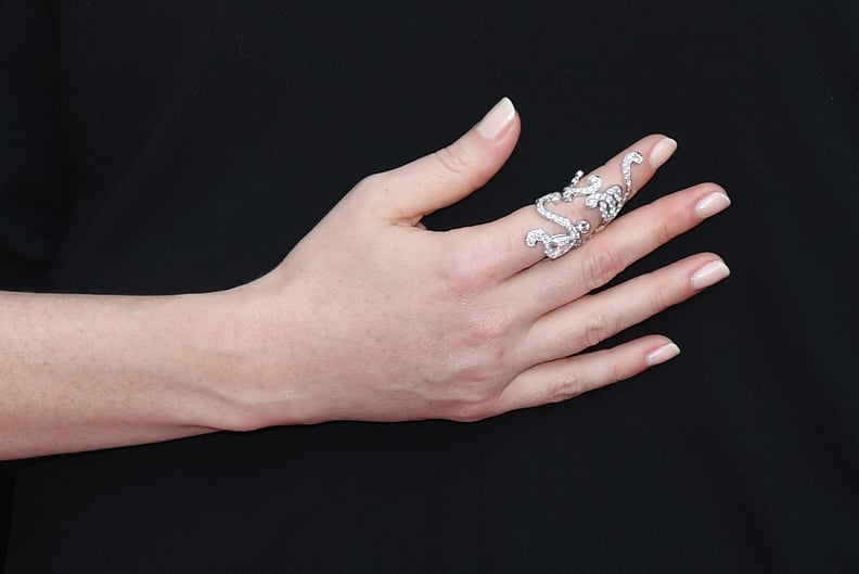 She Styled Her Gown With a Statement Diamond Ring