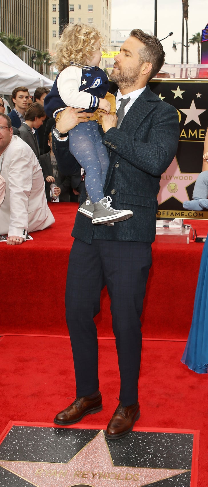 Cute Pictures of Ryan Reynolds With His Kids December 2016 | POPSUGAR Celebrity Photo 11