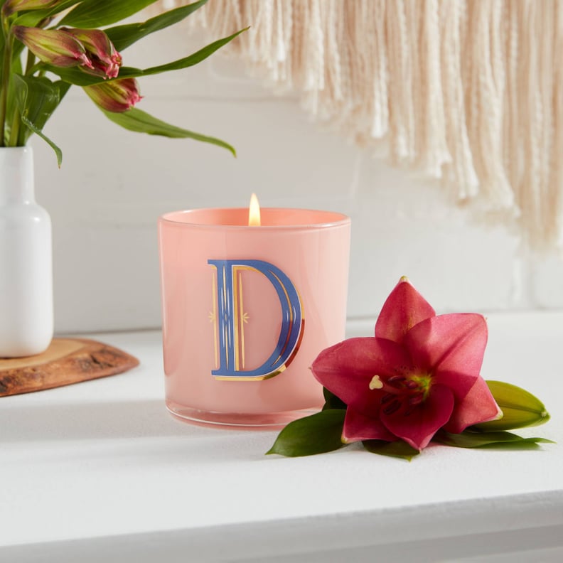 Set the Vibe: Sweet Escape Monogram Pink Candle