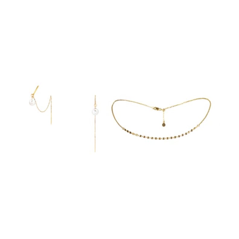 Limnia The Manila Ear Cuff, Threaders and Necklace Set