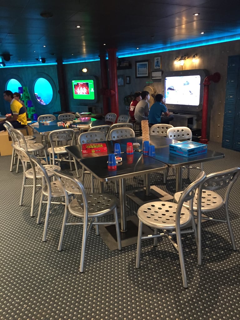Edge also offers a basement lounge vibe that welcomes tween to make the space their own while hanging out at the kid-friendly computer lab, video game stations, craft areas, Karaoke machines, and game tables.