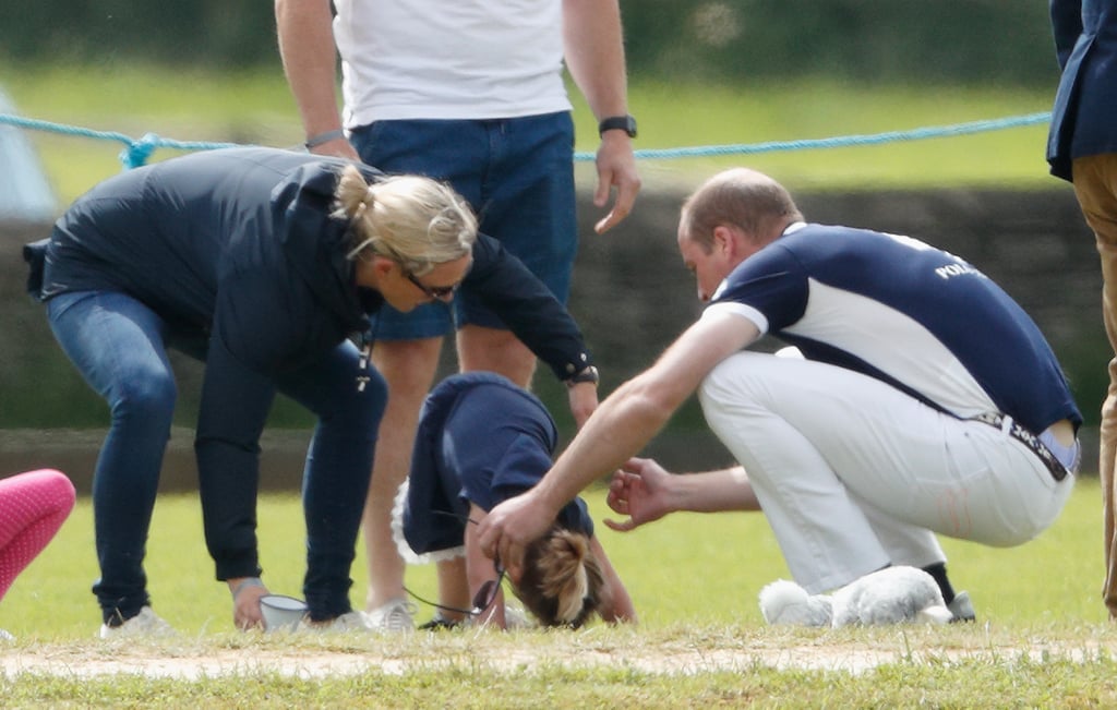 Prince William at Polo Match in England June 2017