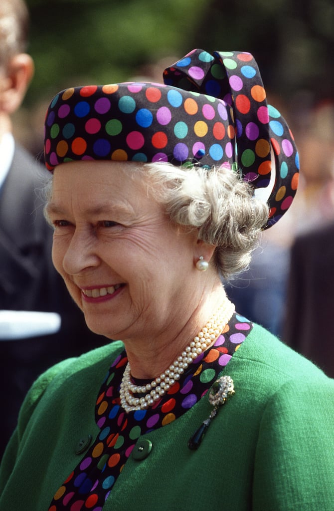 Queen Elizabeth II tours Budapest in 1993