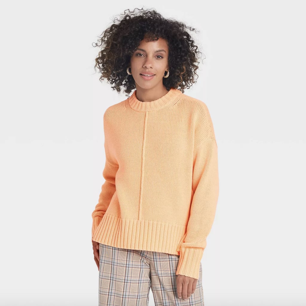 A Vibrant Pullover: A New Day Crewneck Pullover Sweater