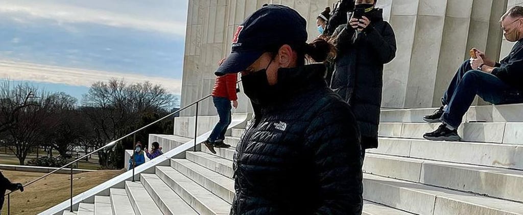 See Kamala Harris and Doug Emhoff Run Lincoln Memorial Steps