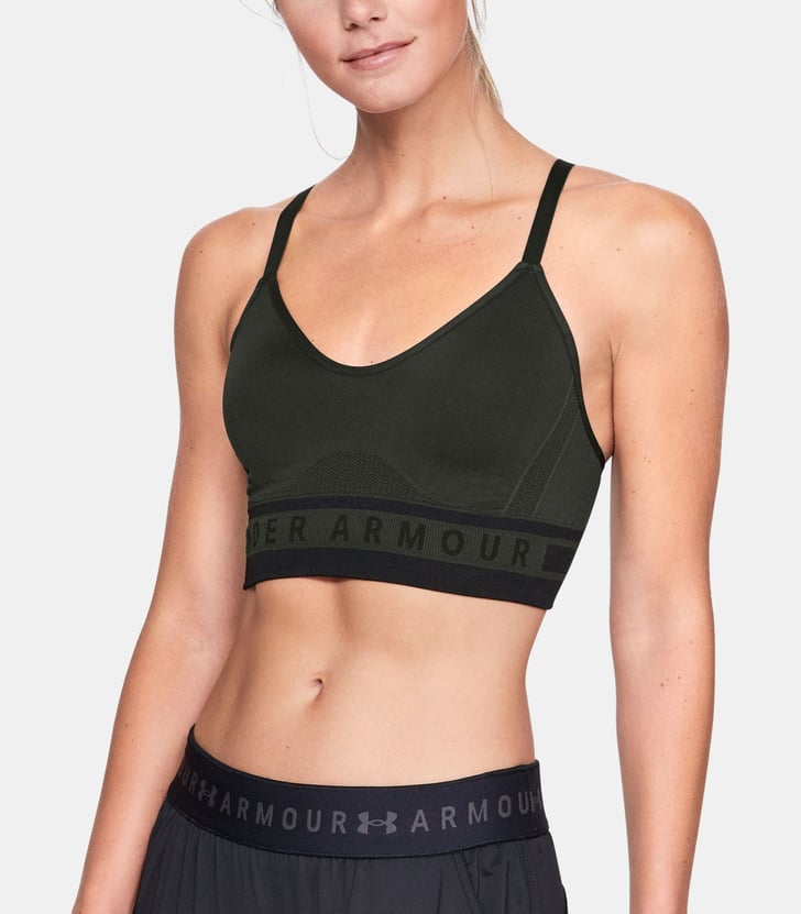 UA Seamless Longline Sports Bra FullCoverage Under Armour Sports