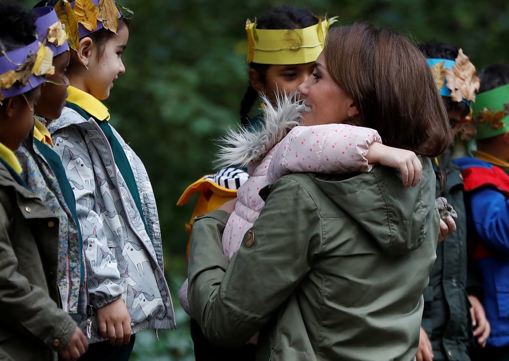 Kate Middleton With Kids at Sayers Croft Forest School 2018