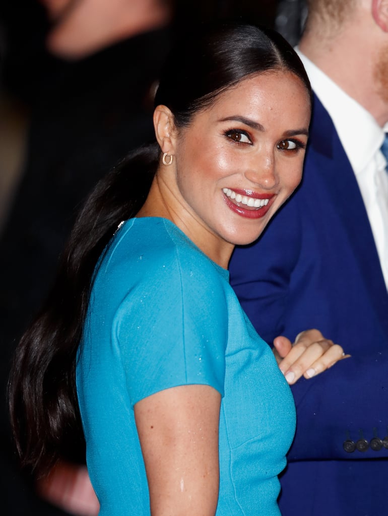 Meghan Markle Wearing Bronze Eye Shadow 2020