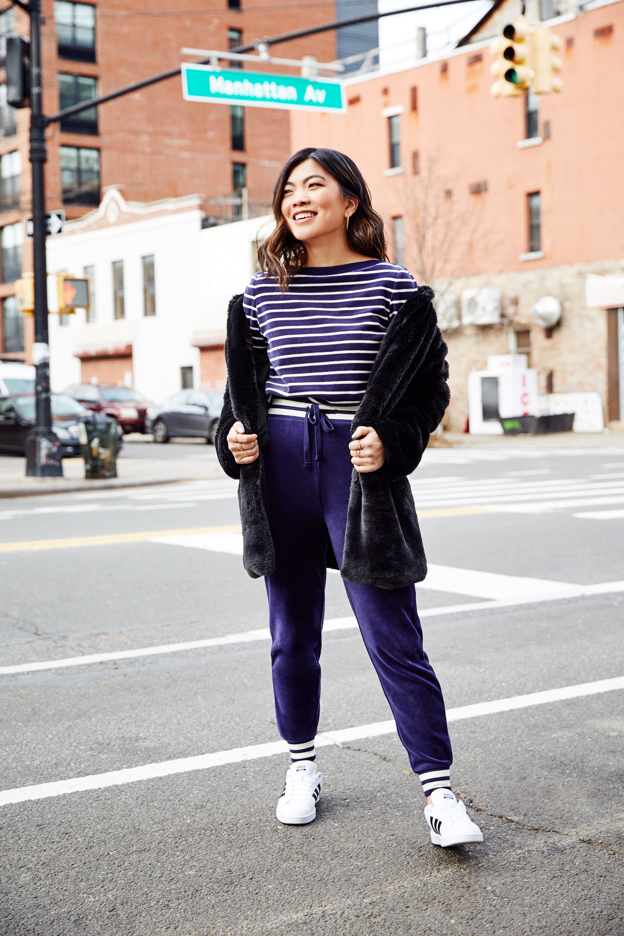Tracksuit for travelling store