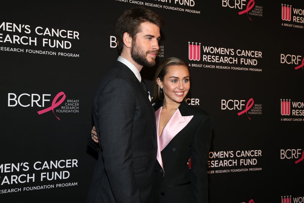 Miley Cyrus Liam Hemsworth at Cancer Research Fund Gala 2019