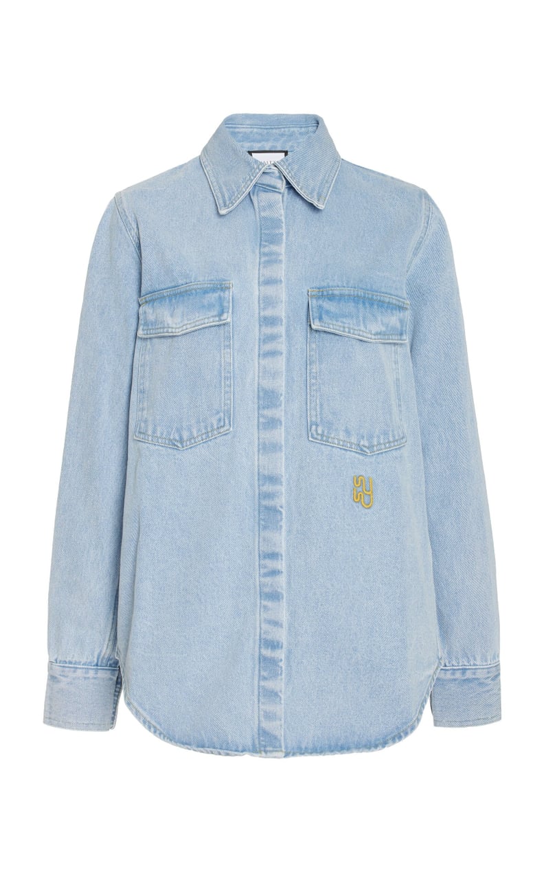 Yaitte Western Embroidered Denim Shirt