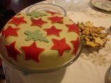 Rich Fruit Cake with Marzipan and Fondant