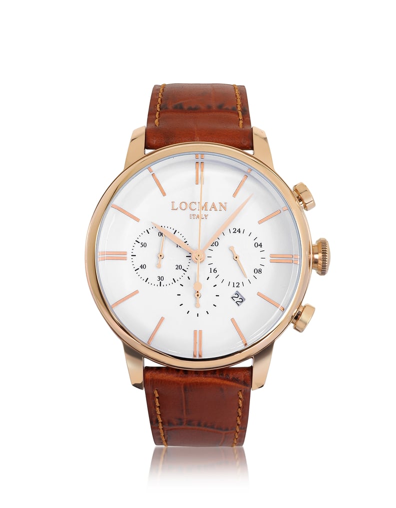 Locman Rose Gold Chronograph Watch