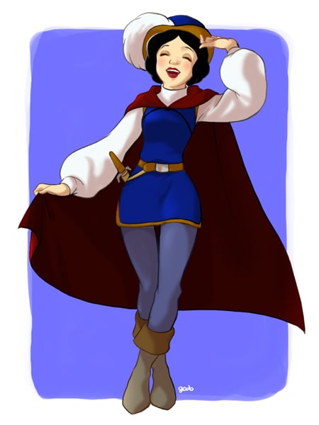 Snow White in The Prince's Clothing