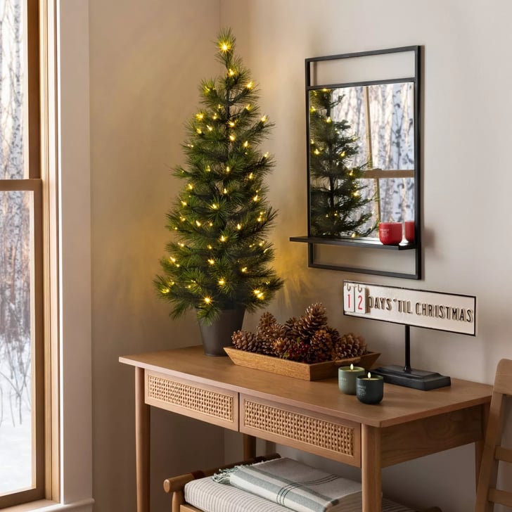 PreLit LED Artificial Potted Christmas Tree With Mini Bulbs Target's