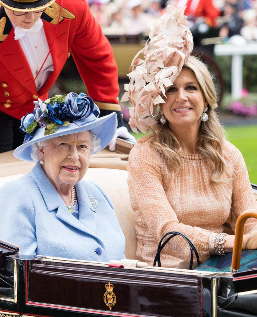 Queen Elizabeth II and Queen Maxima of the Netherlands, 2019