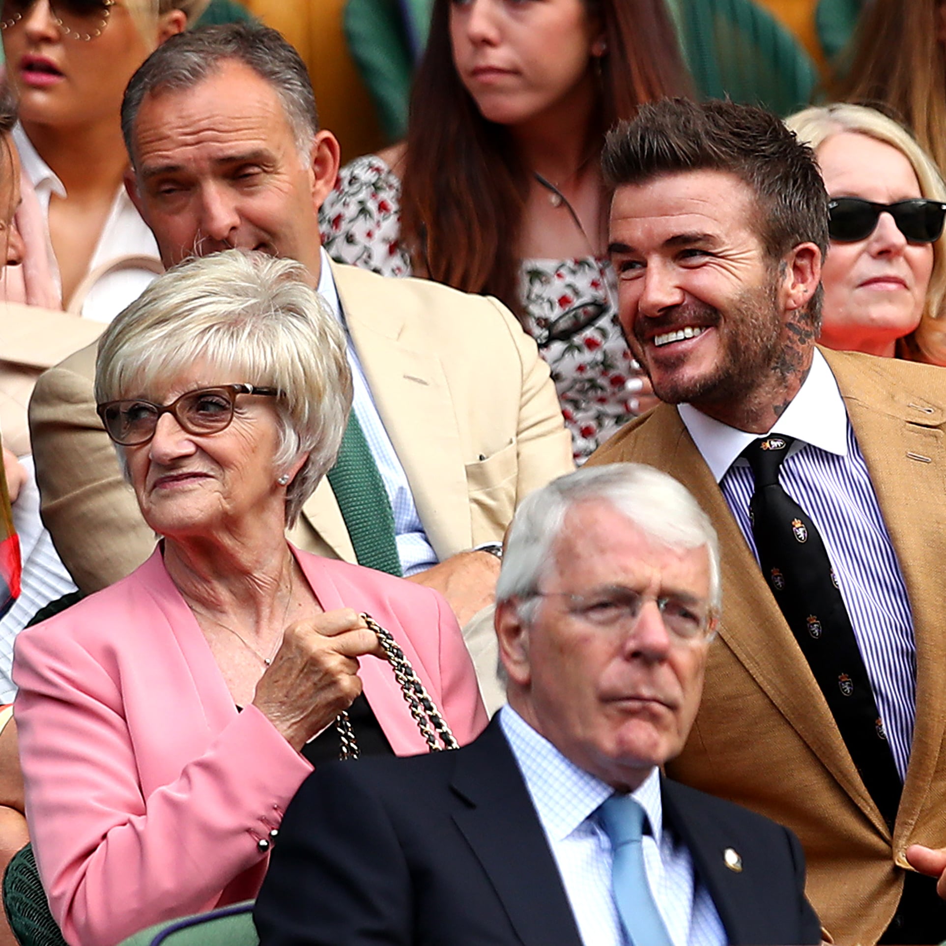 David Beckham's Wimbledon Style 2019
