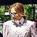 Jennifer Lopez Wears Sheer Lilac Lace Dress