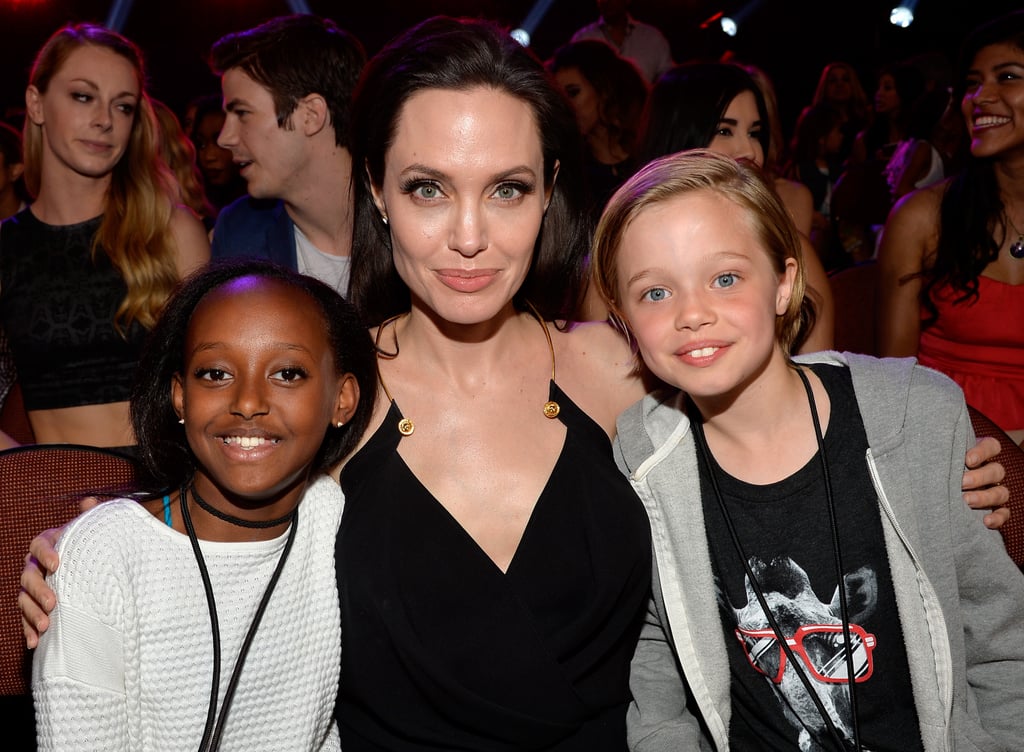 Zahara, Angelina, and Shiloh were too cute for words at the Kids' Choice Awards in LA in March 2015.