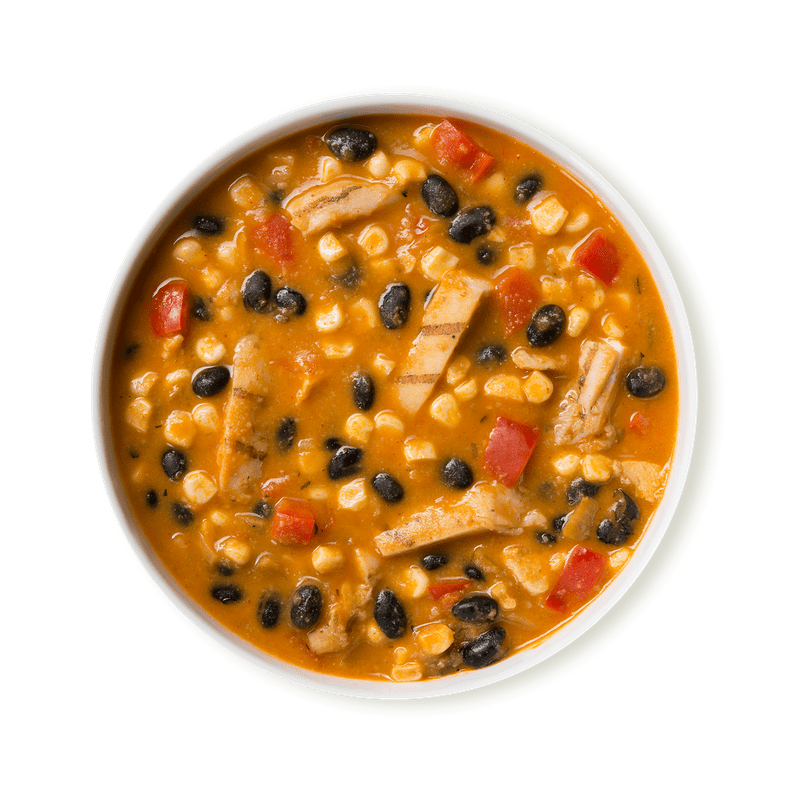 Tiller & Hatch Chicken Tortilla Stew With Black Beans, Red Peppers, and Corn