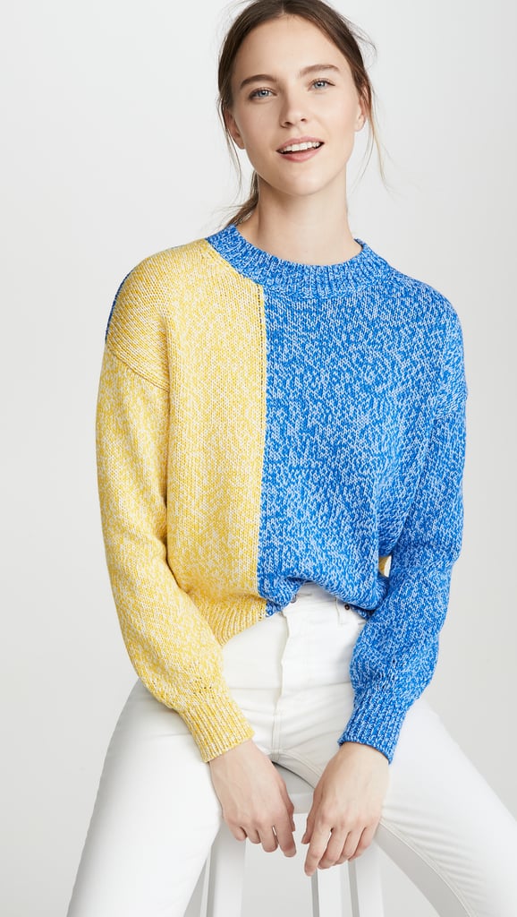 Two-Tone Dressing: Chinti Parker Movement Cashmere Sweater