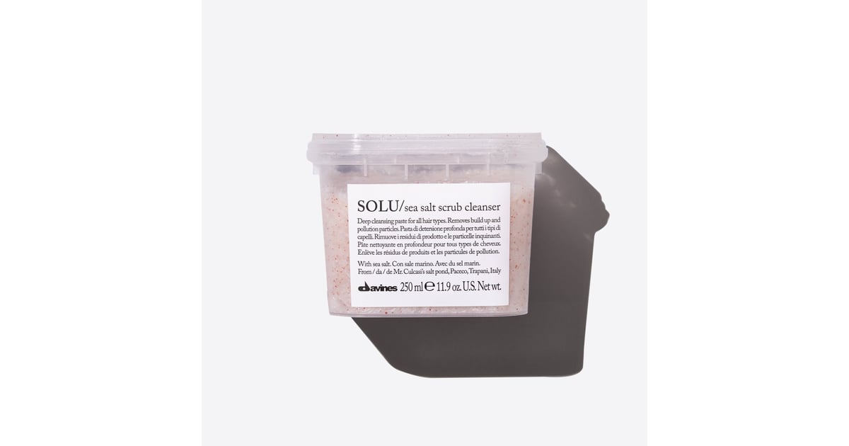 Best Scalp Scrub Davines Solu Sea Salt Scrub Cleanser Best Scrubs