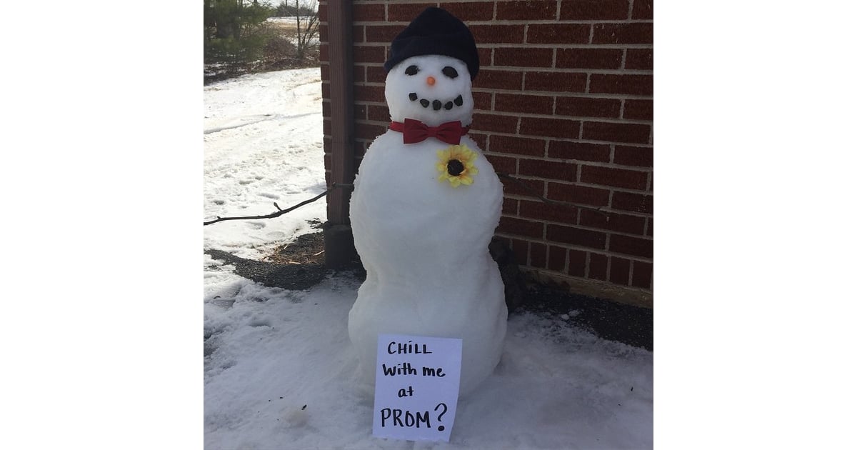 Snowman How To Ask A Girl To Prom Popsugar Love And Sex Photo 38 9184
