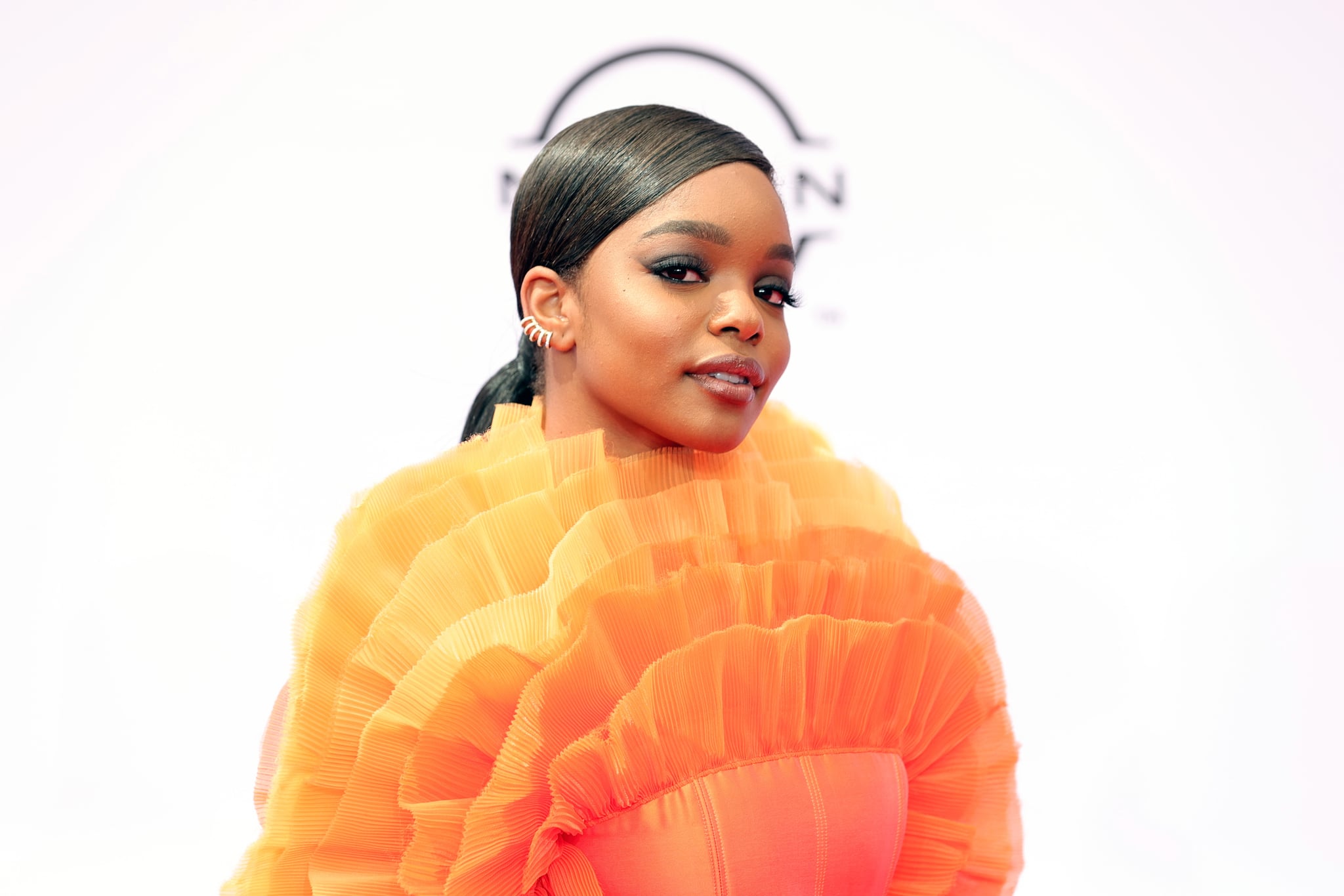 LOS ANGELES, CALIFORNIA - JUNE 27: Marsai Martin attends the BET Awards 2021 at Microsoft Theater on June 27, 2021 in Los Angeles, California. (Photo by Rich Fury/Getty Images,,)