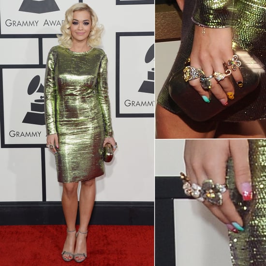 Rita Ora's Dress at Grammys 2014