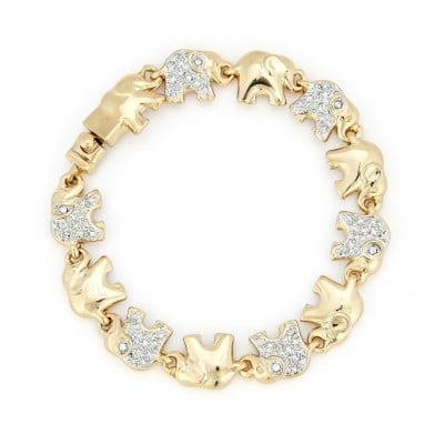 Sole Society Delicate Elephant Bracelet