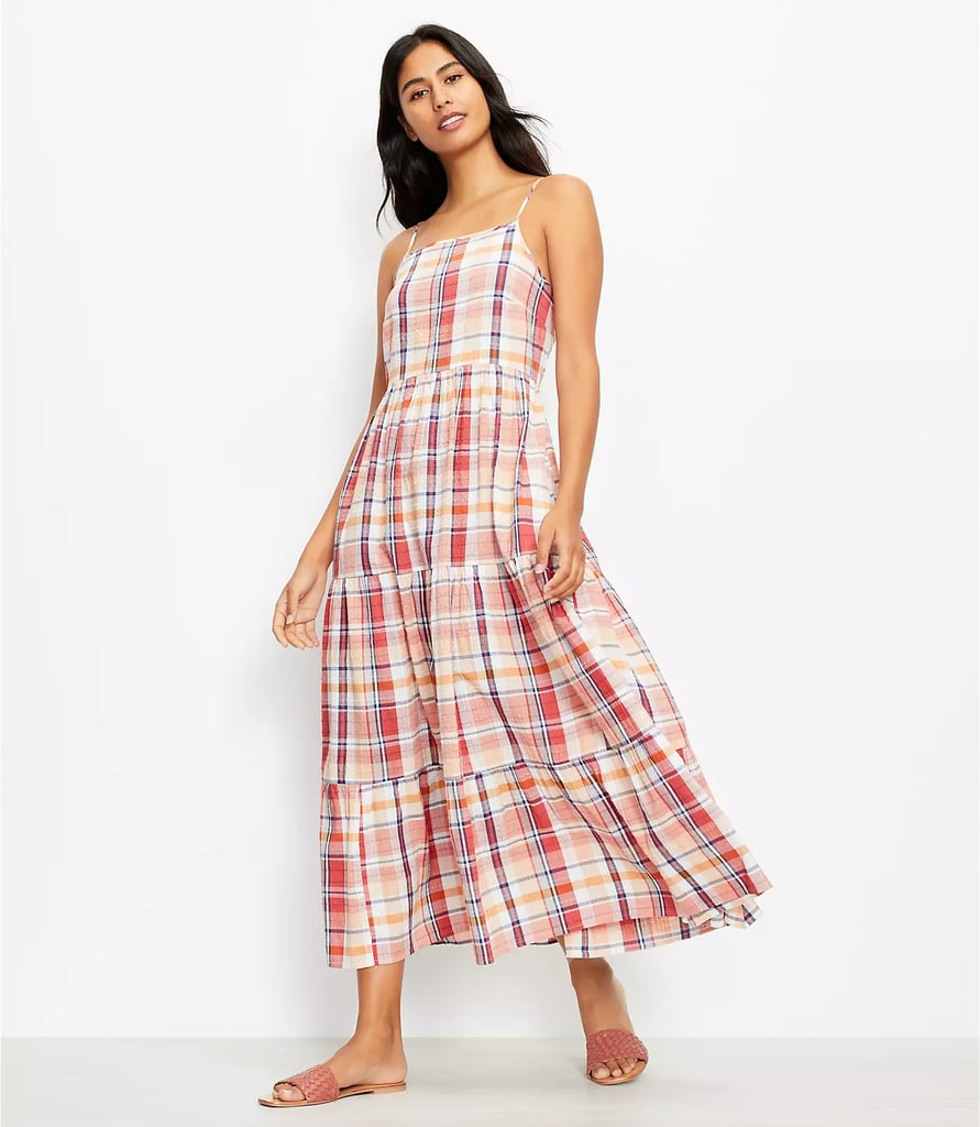 For Convenient Pockets: Lou & Grey Plaid Pocket Maxi Dress