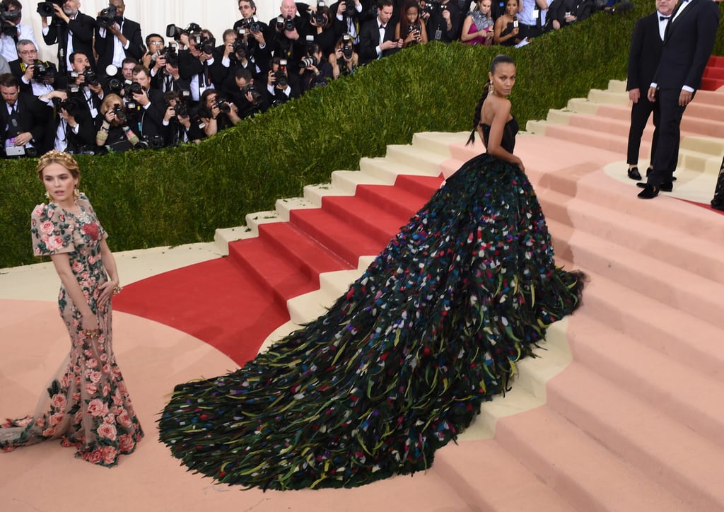 Best Photos of Zoe Saldana's Dress at Met Gala 2016