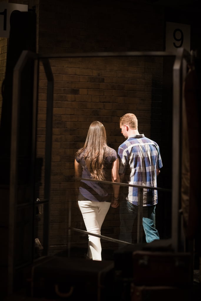 Engagement Photos at the Wizarding World of Harry Potter