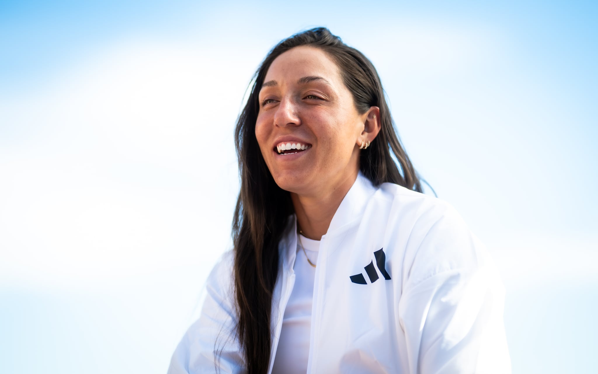 INDIAN WELLS, CALIFORNIA - MARCH 03: Jessica Pegula of the United States during Media Day ahead of the BNP Paribas Open at Indian Wells Tennis Garden on March 03, 2026 in Indian Wells, California (Photo by Robert Prange/Getty Images)