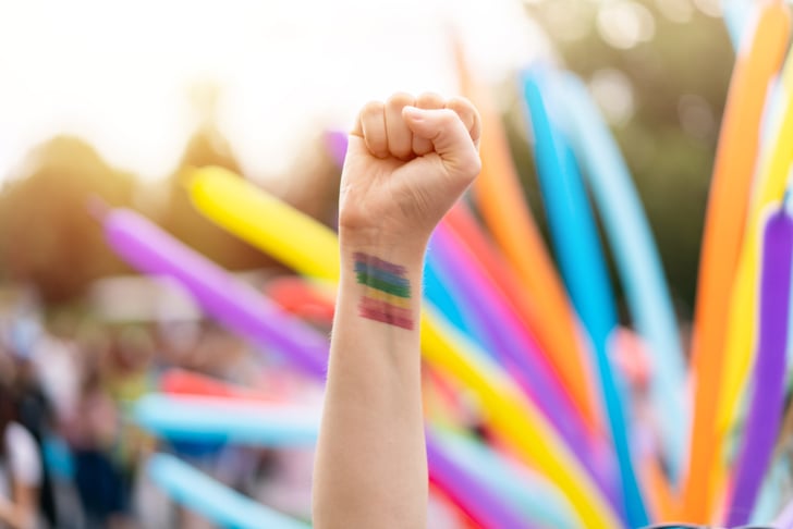 Gay Pride Rainbow Flag Tattoo – Tattoo for a week