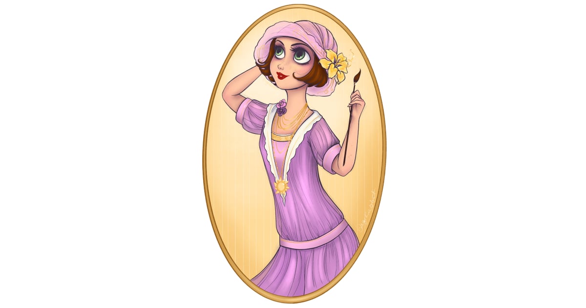 1920s Rapunzel Best Disney Princess Fan Art Popsugar Love And Sex