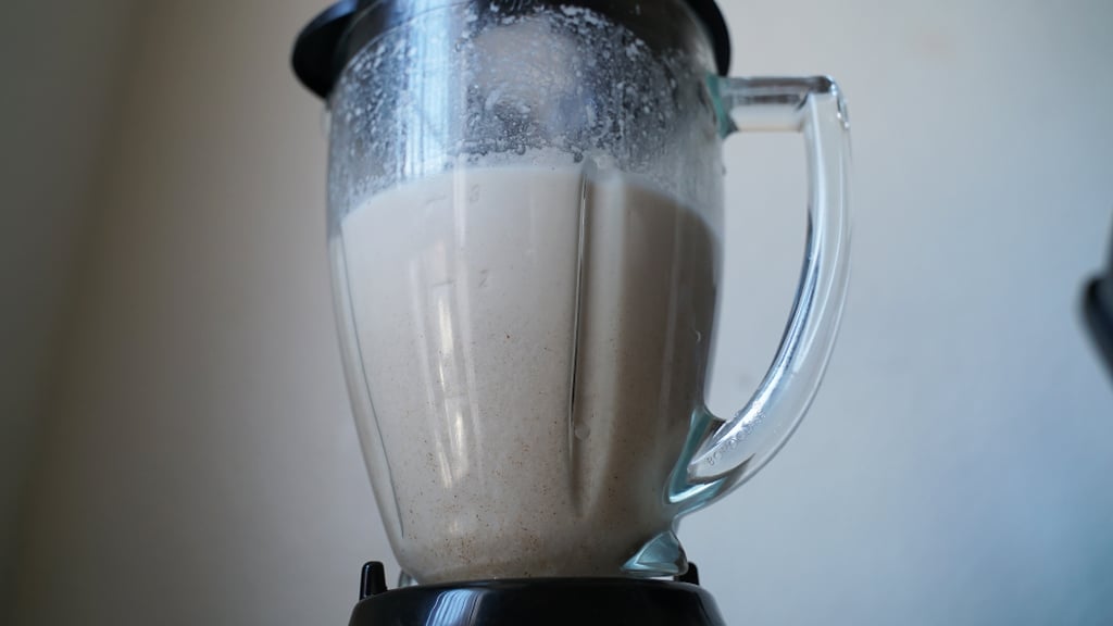 Blend the Coconut With Water