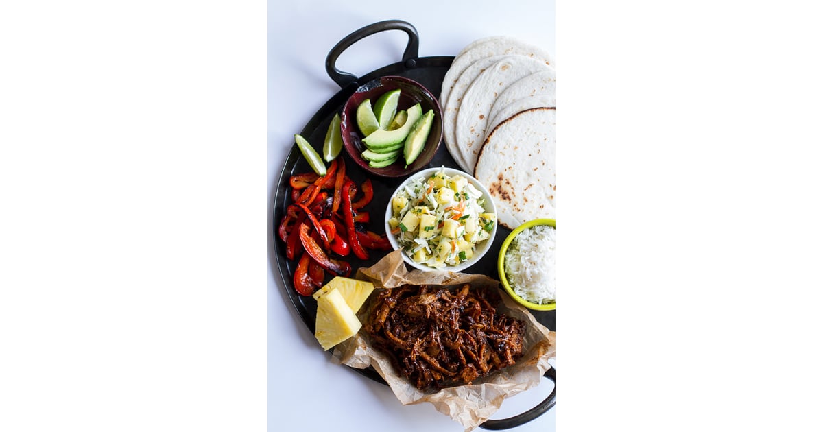 SlowCooker Hawaiian Hula Pork Tacos With Pineapple Slaw Spring Slow