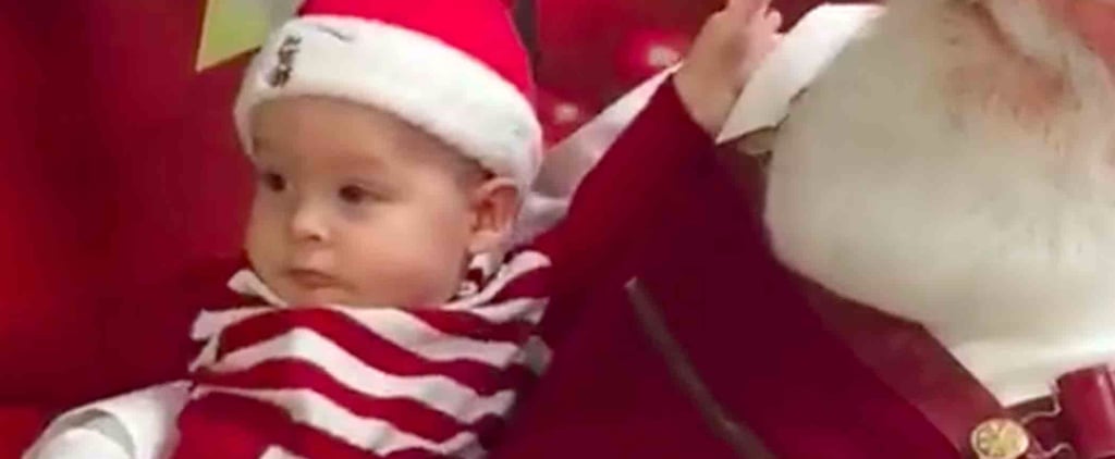 Baby Waking Up From Santa's Snoring