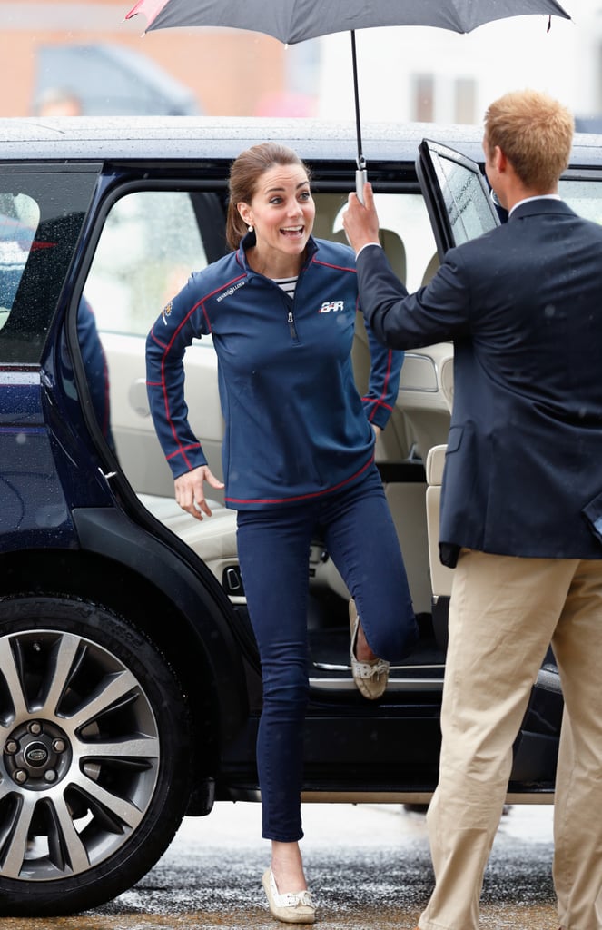 Kate Wearing Them at the America's Cup World Series